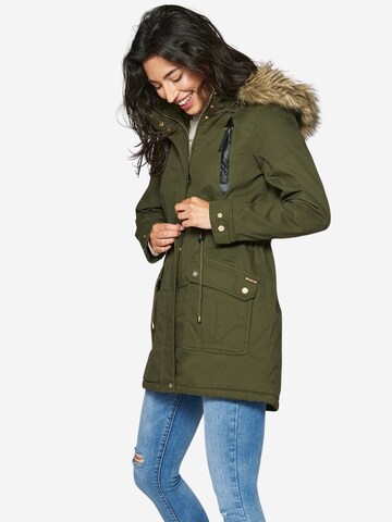 KOROSHI Winterjacke in Grün