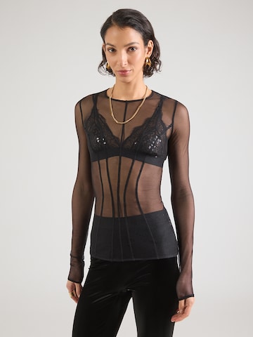 Elisabetta Franchi Póló - fekete: elől