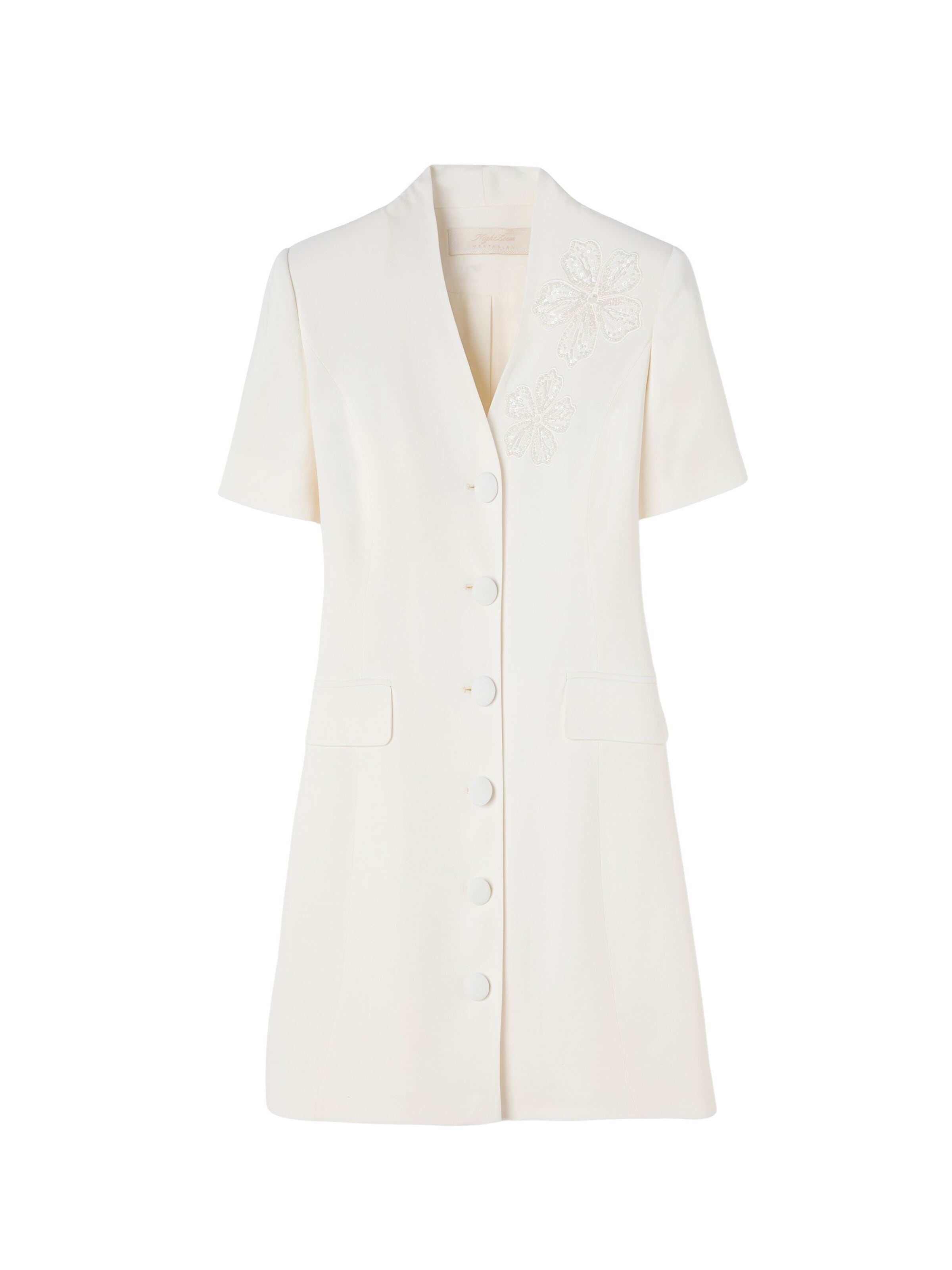 adl Shirt Dress in Yellow: front