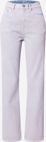 WEEKDAY Jeans 'Rowe Extra High Straight' in Purple: front
