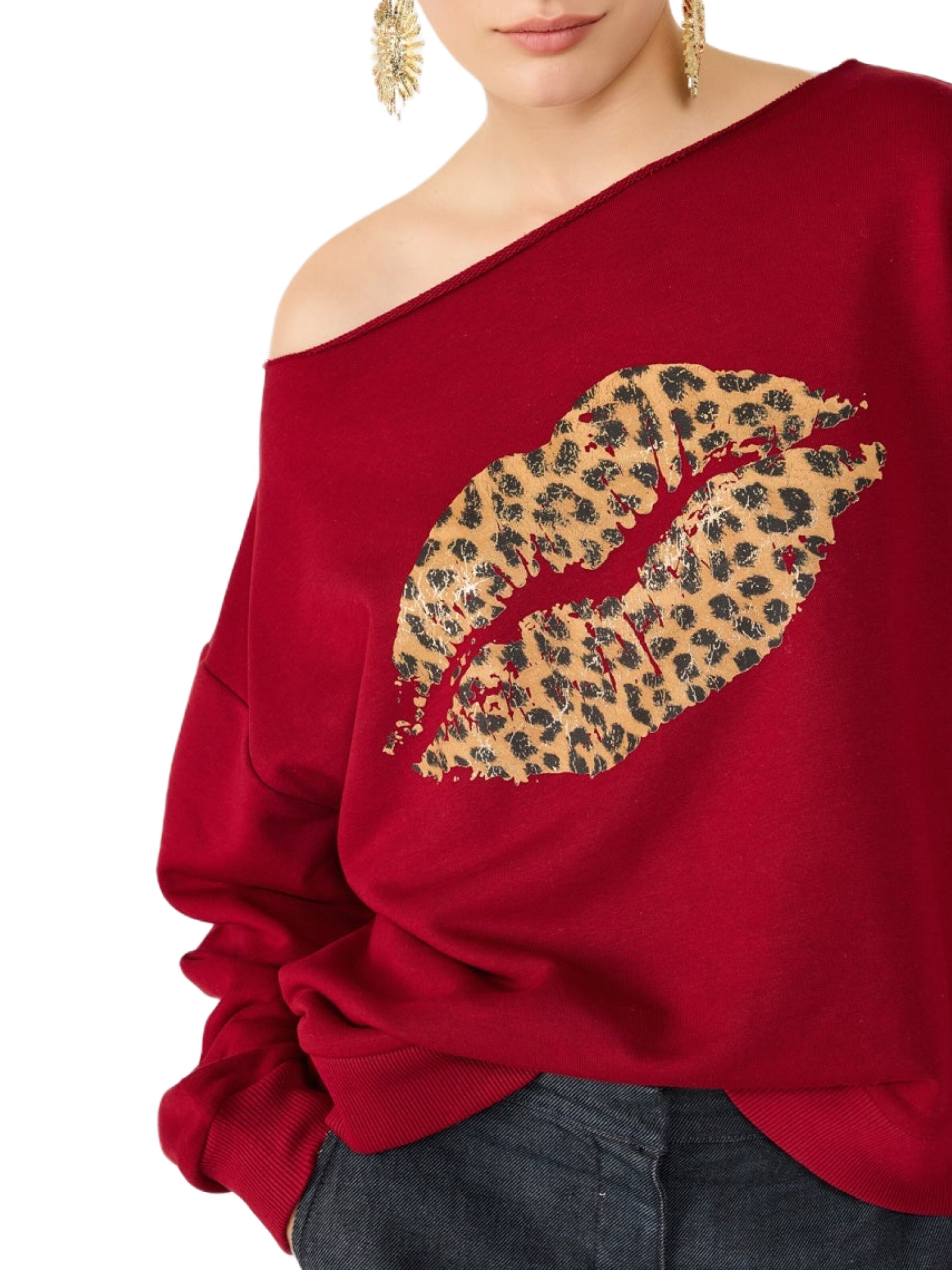 No Matter What Sweatshirt in Rot