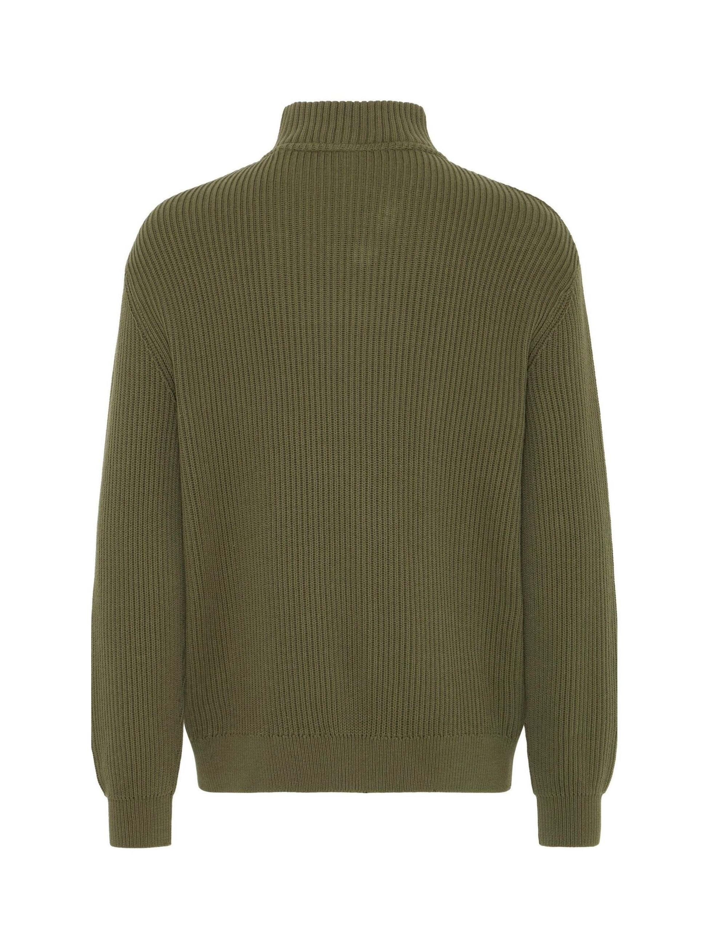 !Solid Sweater 'Nalle' in Green