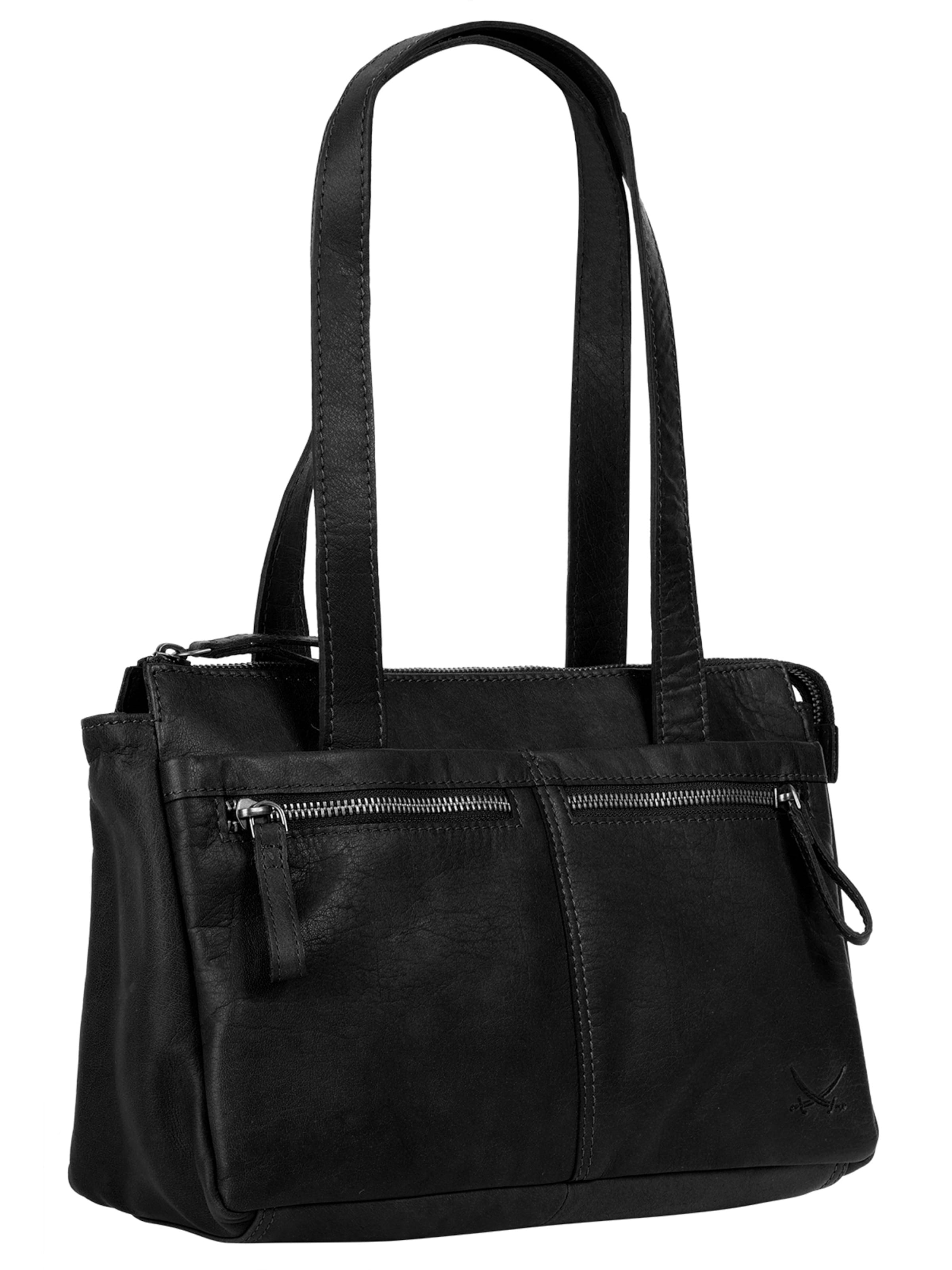 SANSIBAR Handtasche‌‌‌‌‌‌‌‌‌ in Schwarz