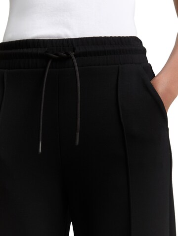 TOM TAILOR DENIM Regular Trousers in Black