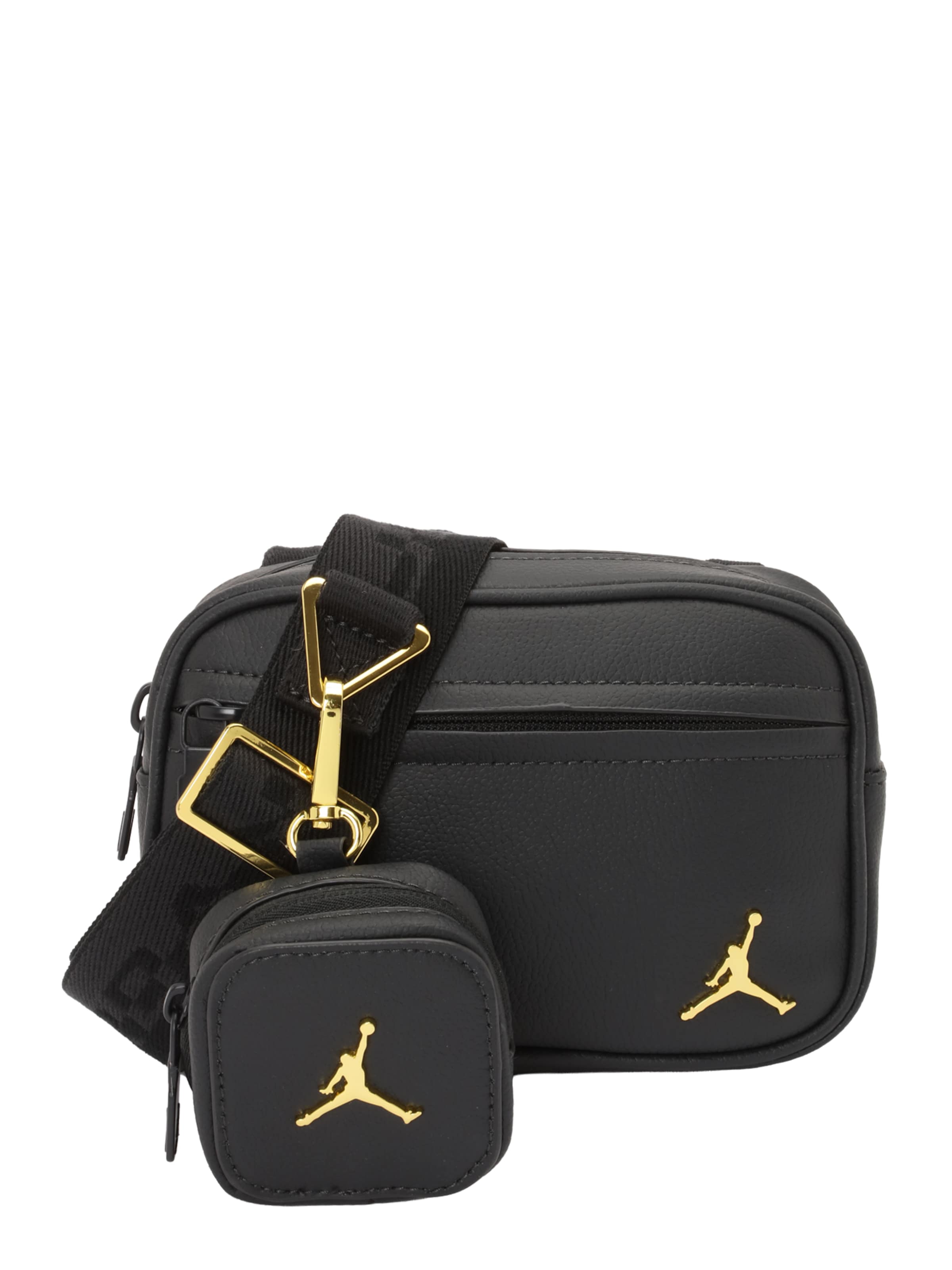 Geantă de umăr 'JAW MONARCH' de la Jordan pe negru: față