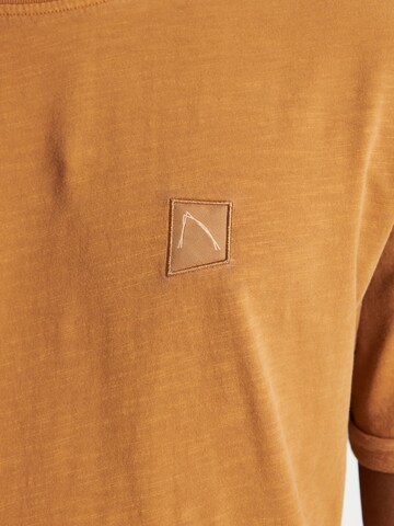 T-Shirt 'Brody Slub' CHASIN' en marron