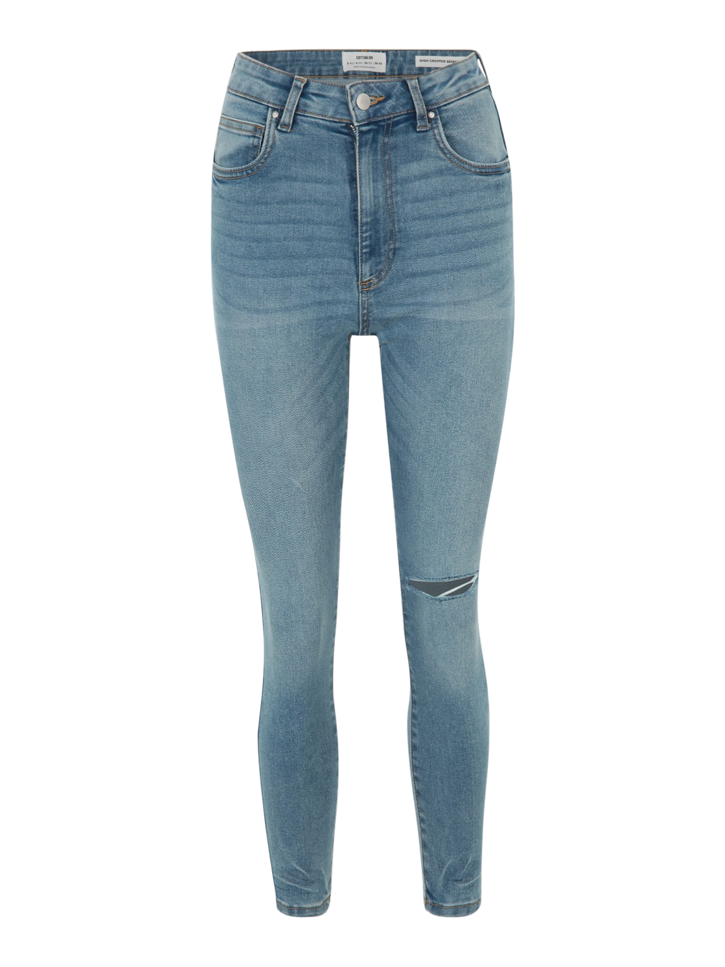 Cotton On Petite Skinny Jeans in Blue: front