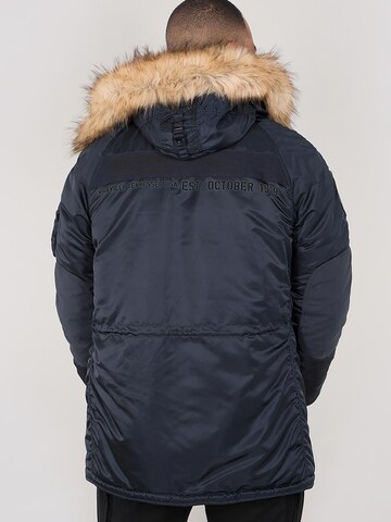 Veste d’hiver 'N3B Airborne' ALPHA INDUSTRIES en bleu