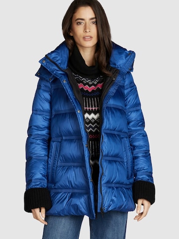 MARC AUREL Winter Jacket in Blue: front