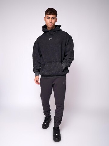 Fortex Fitness Slimfit Sportbroek 'Essential Jogger' in Grijs: voorkant