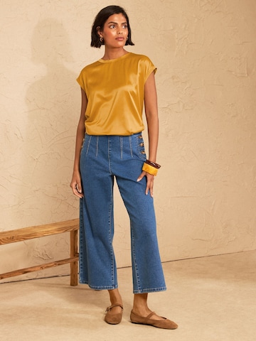 love & roses Shirt in Yellow