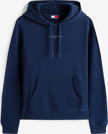 Tommy Jeans Суичър в синьо: отпред