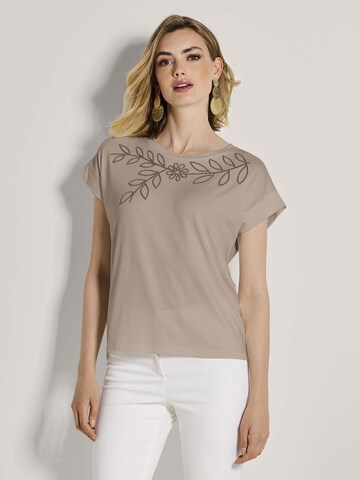 T-shirt MADELEINE en beige : devant
