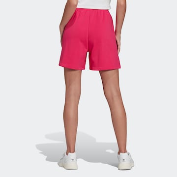 ADIDAS ORIGINALS Zvonové kalhoty Kalhoty 'Adicolor Essentials French Terry' – červená