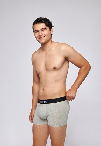 SNOCKS Boxershorts in Grau: Vorderseite