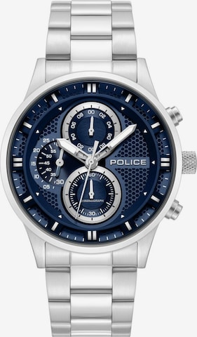 Montre à affichage analogique POLICE en bleu : devant
