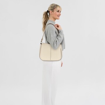 TOM TAILOR DENIM Schoudertas 'Neda' in Beige