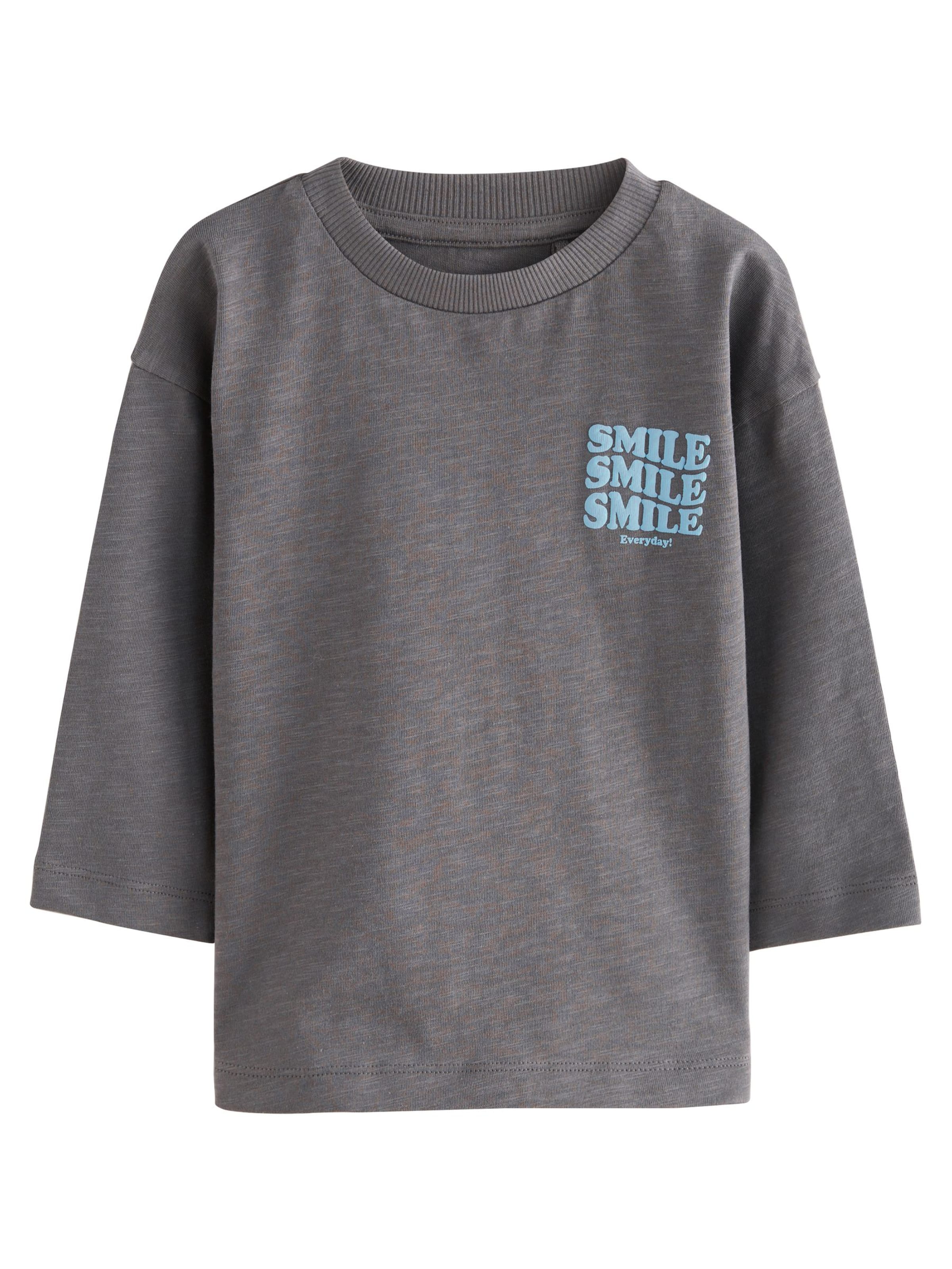 Next Μπλουζάκι σε γκρι: μπροστά