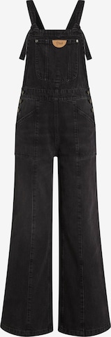 Wide leg Pantaloni con pettorina di O'NEILL in nero: frontale