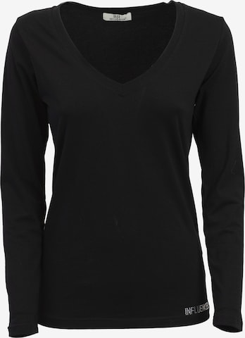 Influencer Shirt in Black: front