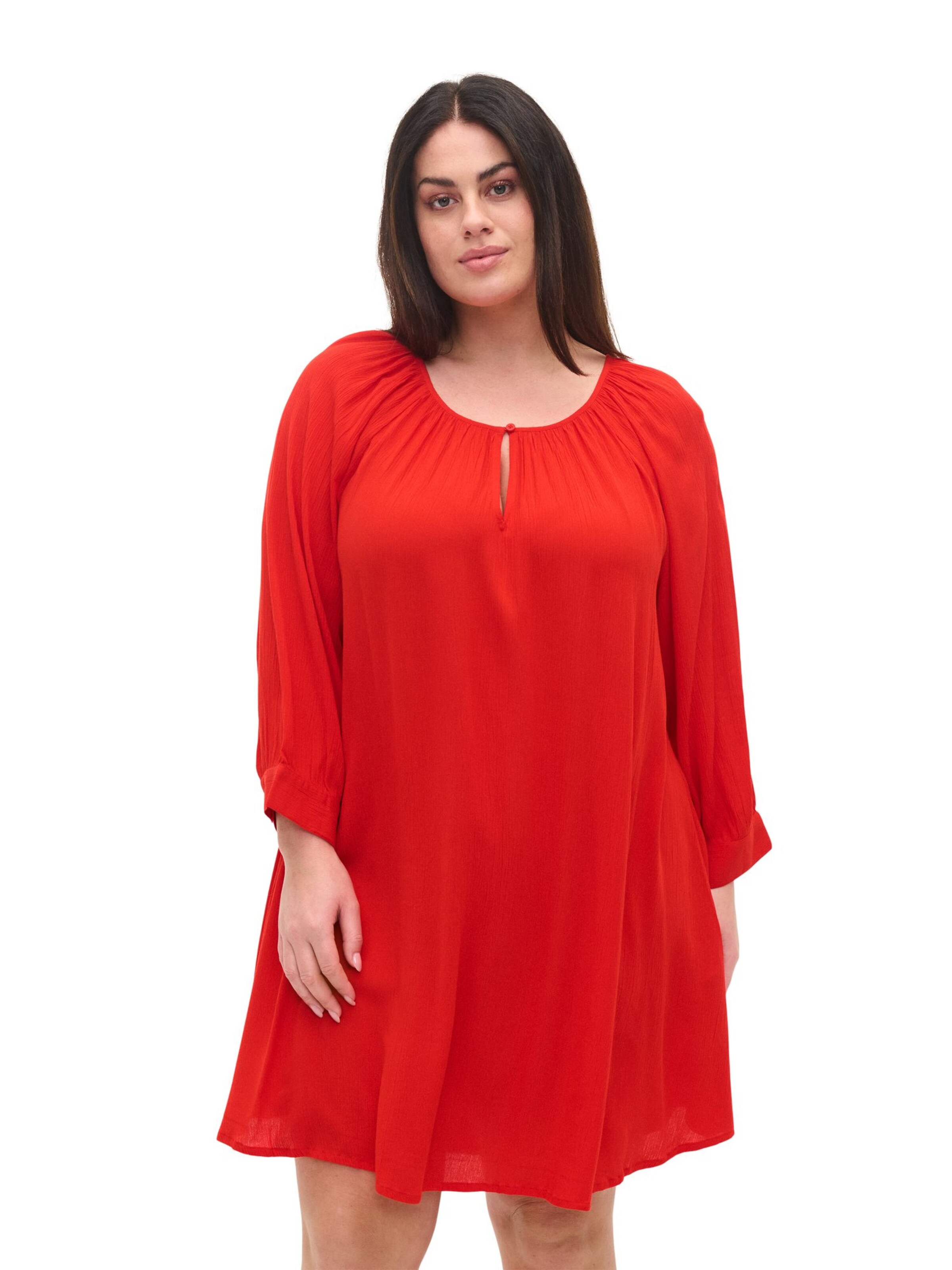 Frauen Große Größen Zizzi Tunika 'Erose' in Rot - RL52579 Frauen Große Größen Zizzi Tunika 'Erose' in Rot - RL52579