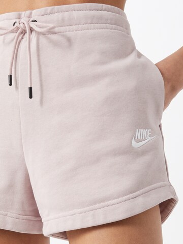 Nike Sportswear Regular Trousers in Purple