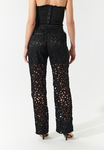 Dea Kudibal - Loosefit Pantalón 'Miko' en negro