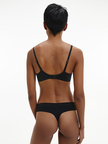 Regular Sutien 'Plunge' de la Calvin Klein Underwear pe negru