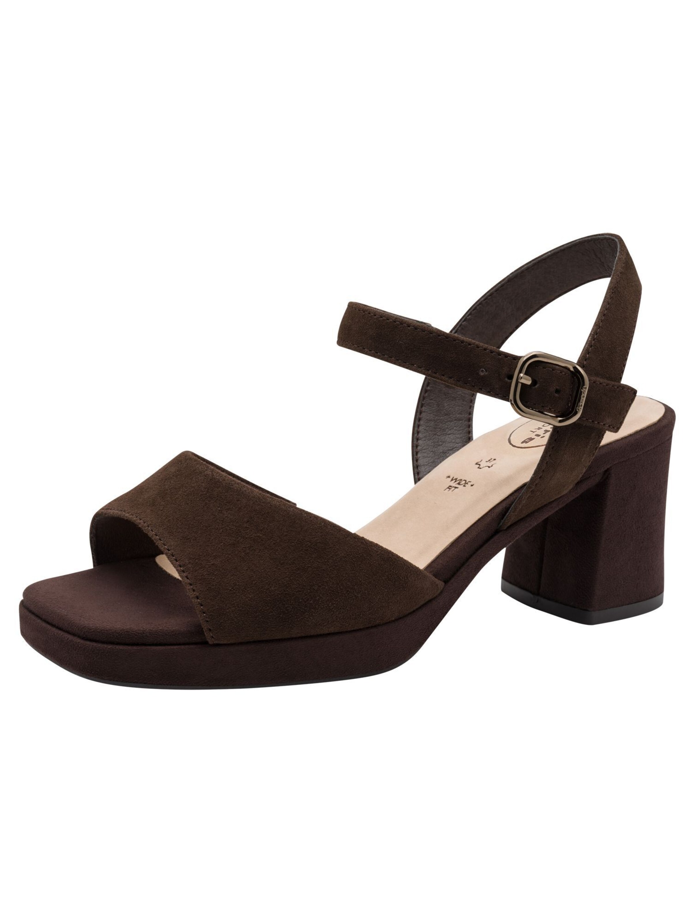 Tamaris Sandal in Brown: front