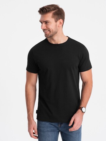 Ombre Shirt 'OM-TSBS-0146' in Black: front