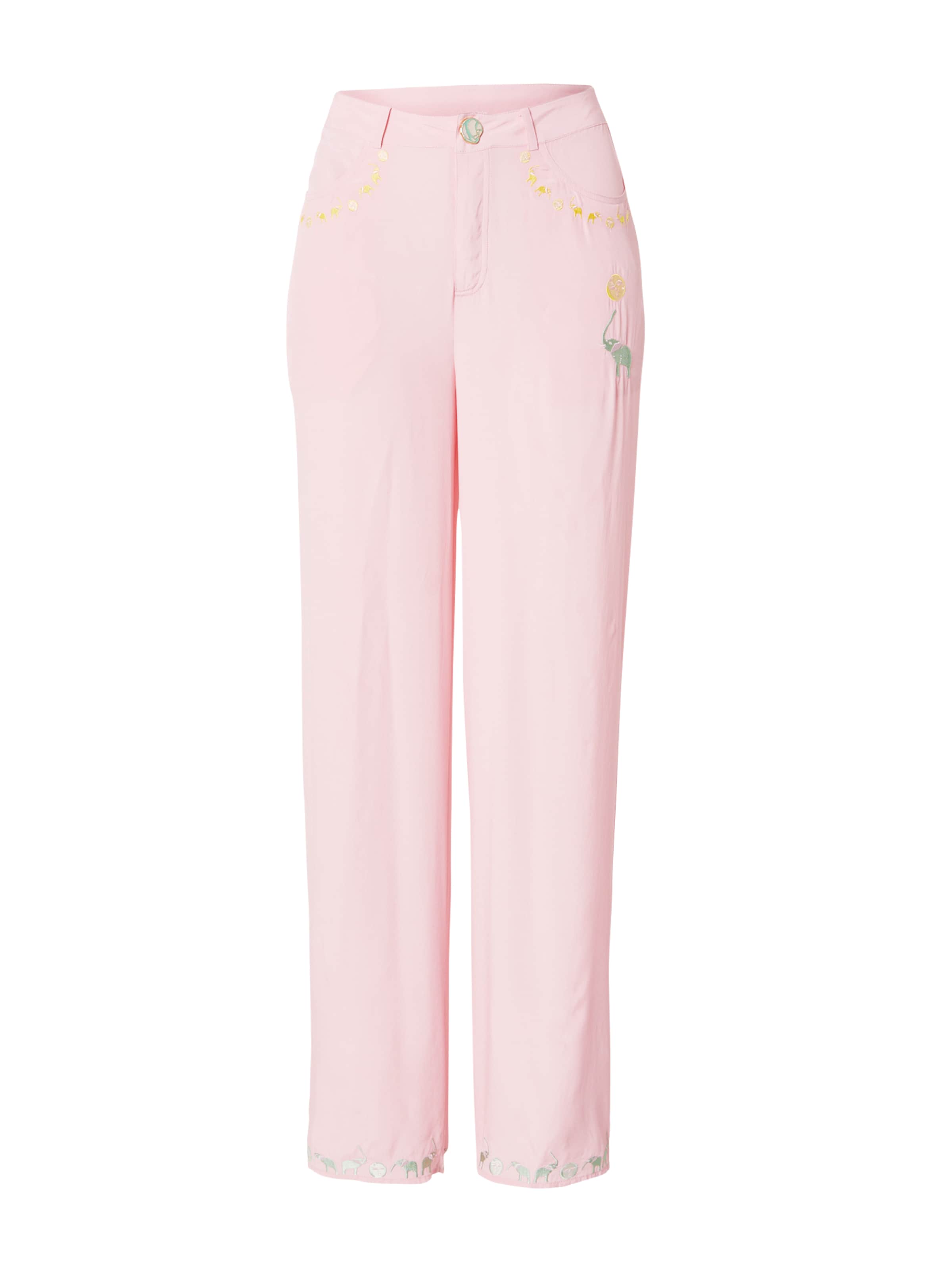 Loosefit Pantalon &#x27;Ahel&#x27; Helmstedt en rose : devant