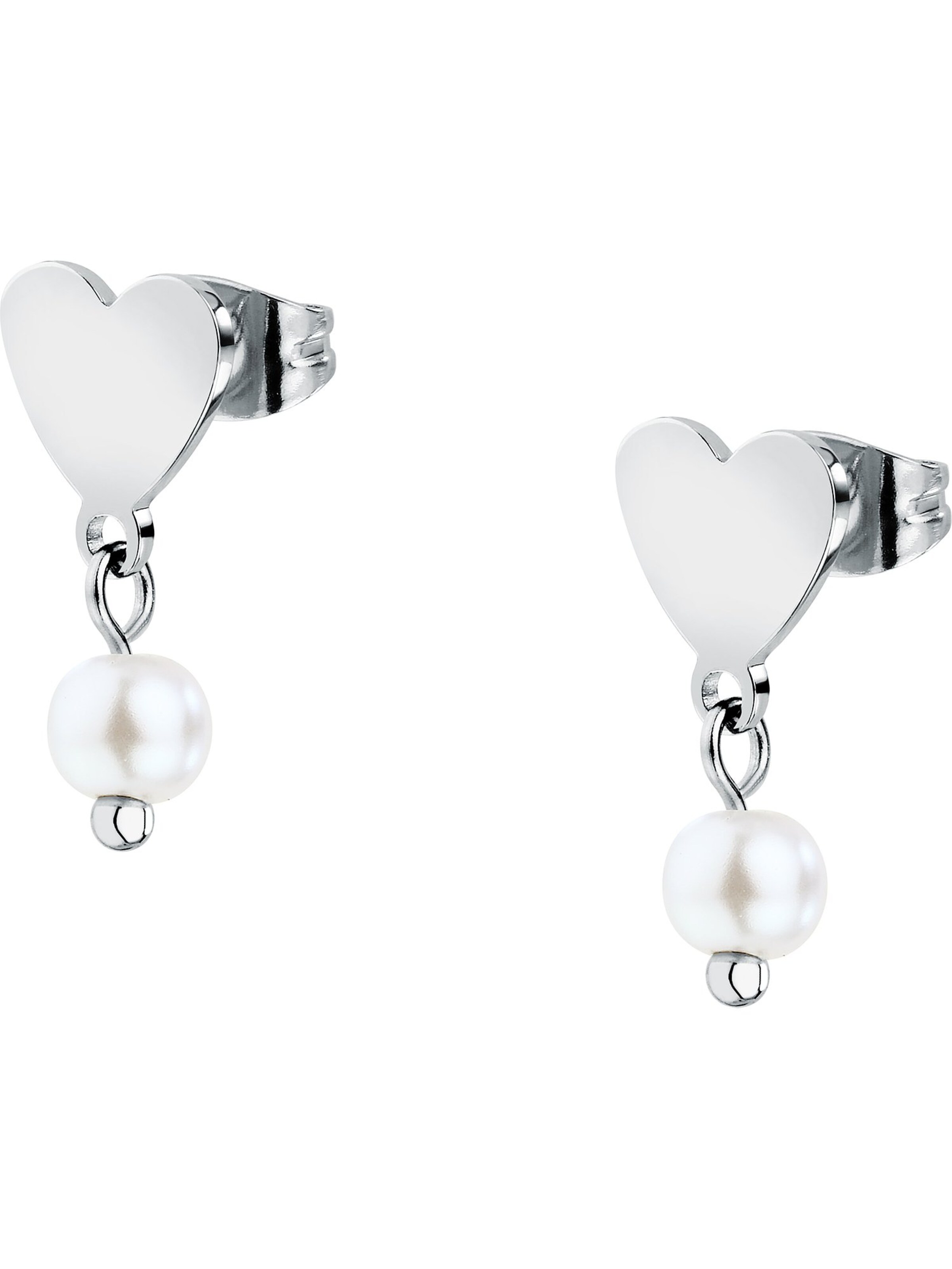 La Petite Story Ohrringe in Silber: Vorderseite