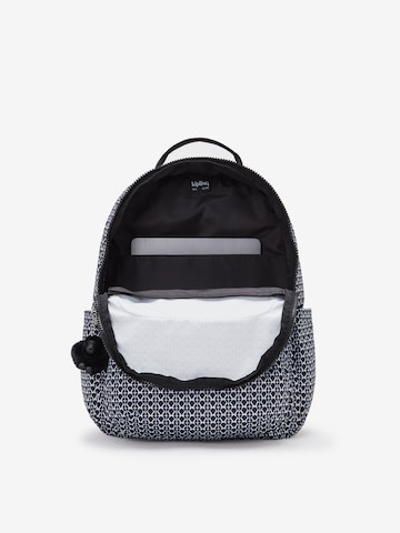 Kipling Seoul College Extra 32L-17 laptop-rugzak sea pink metallic - - Harkema tassen en koffers Kipling Seoul College Extra 32L-17 laptop-rugzak sea pink metallic - - Harkema tassen en koffers