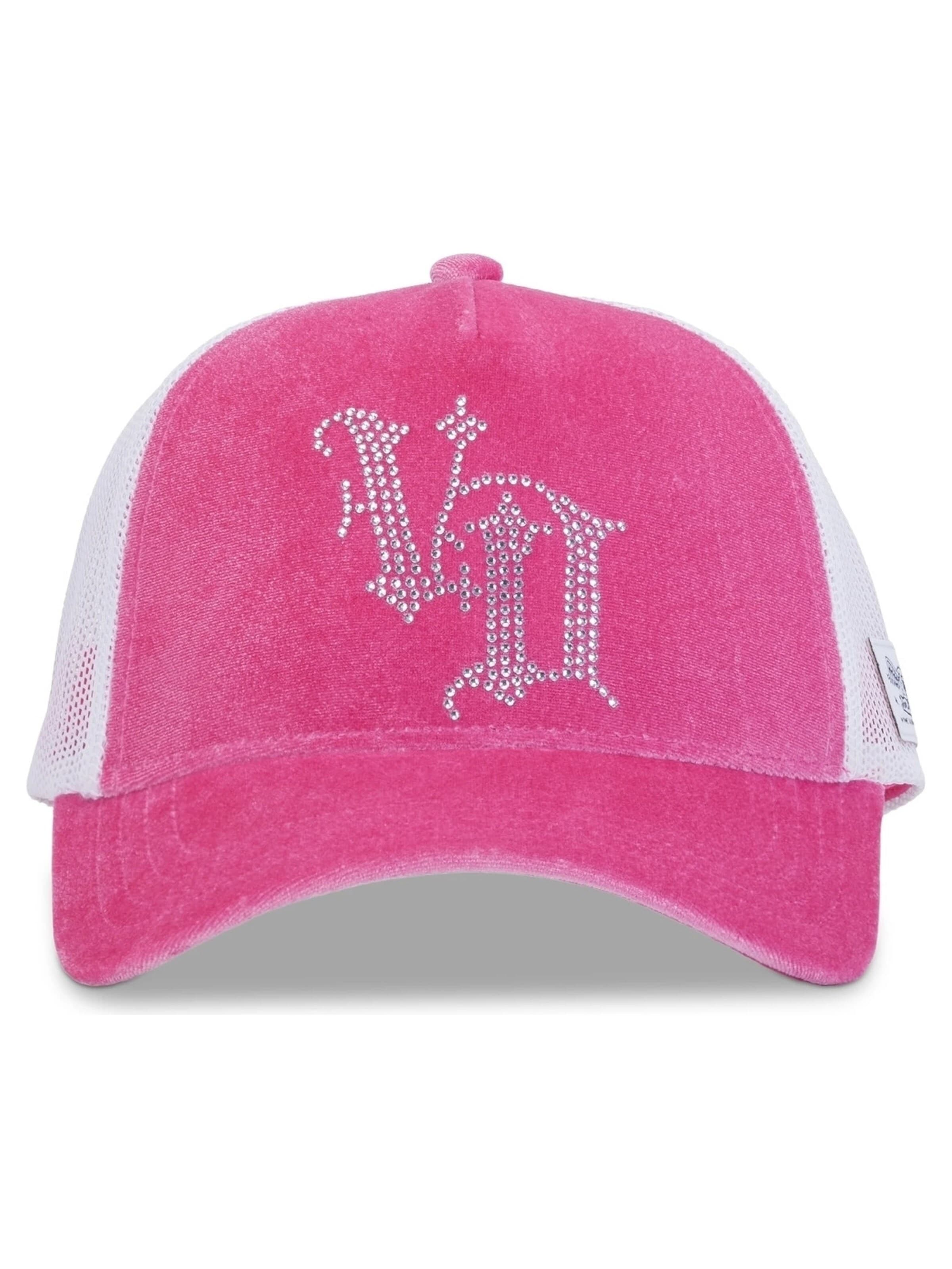 Von Dutch Kšiltovka 'Gorra von dutch rosa royalp diamond logo trucker cap' – pink: přední strana