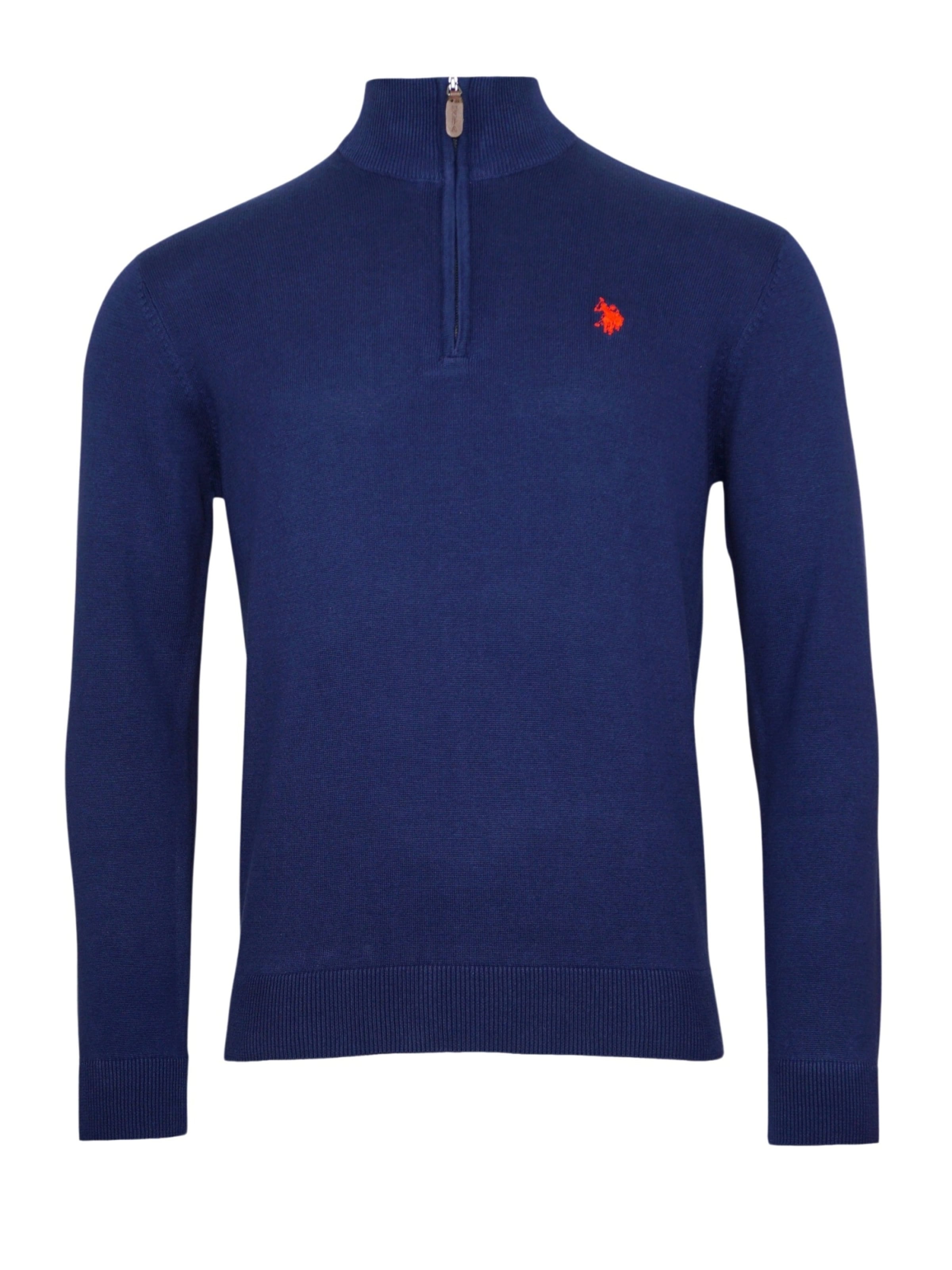Pull-over U.S. POLO ASSN. en bleu : devant
