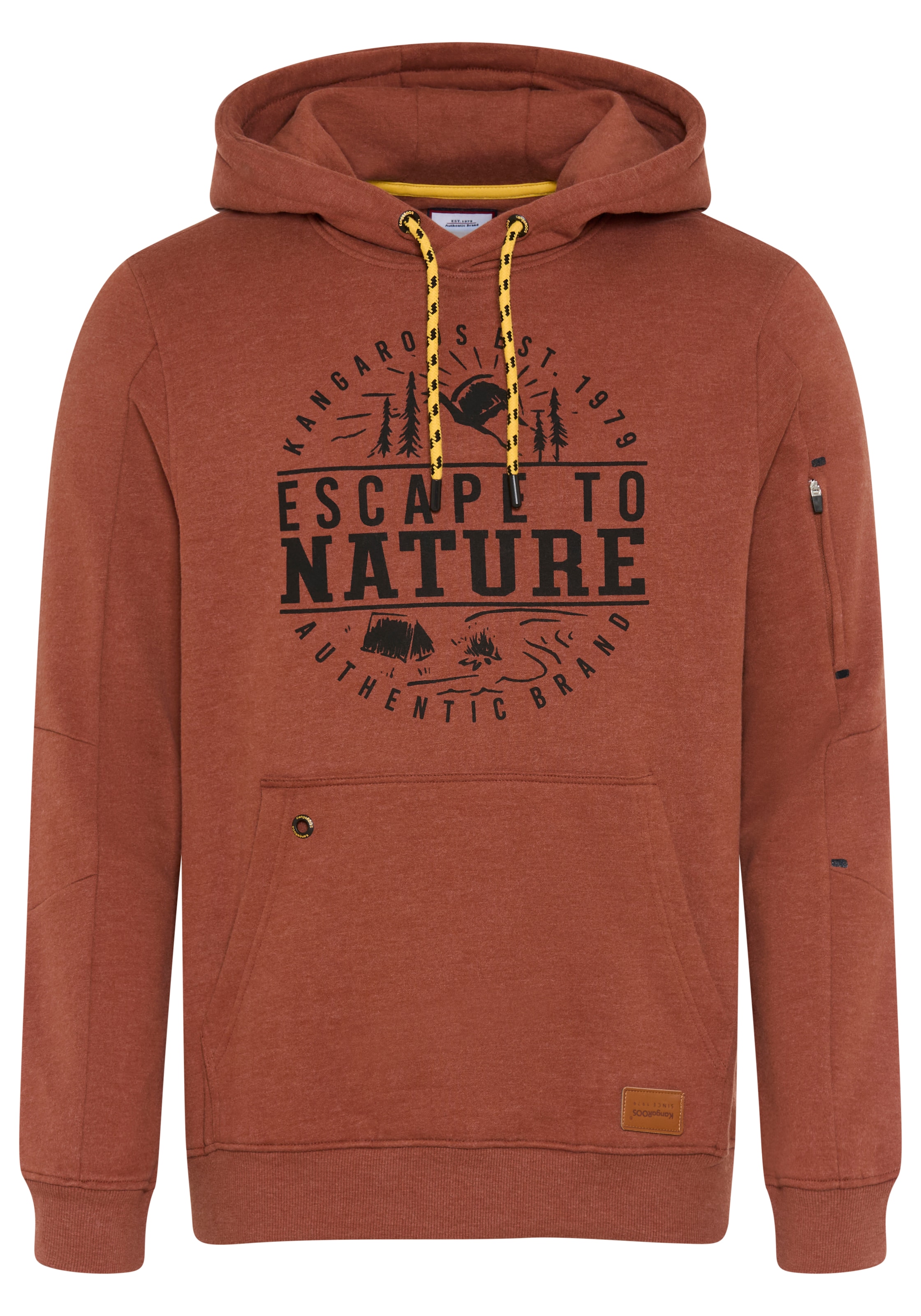 KangaROOS Sweatshirt in S in Dark orange, Item view