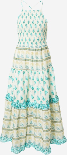 Springfield Kleid in elfenbein / aqua / himmelblau / senf, Produktansicht