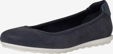 s.Oliver Ballet Flats in Blue: front