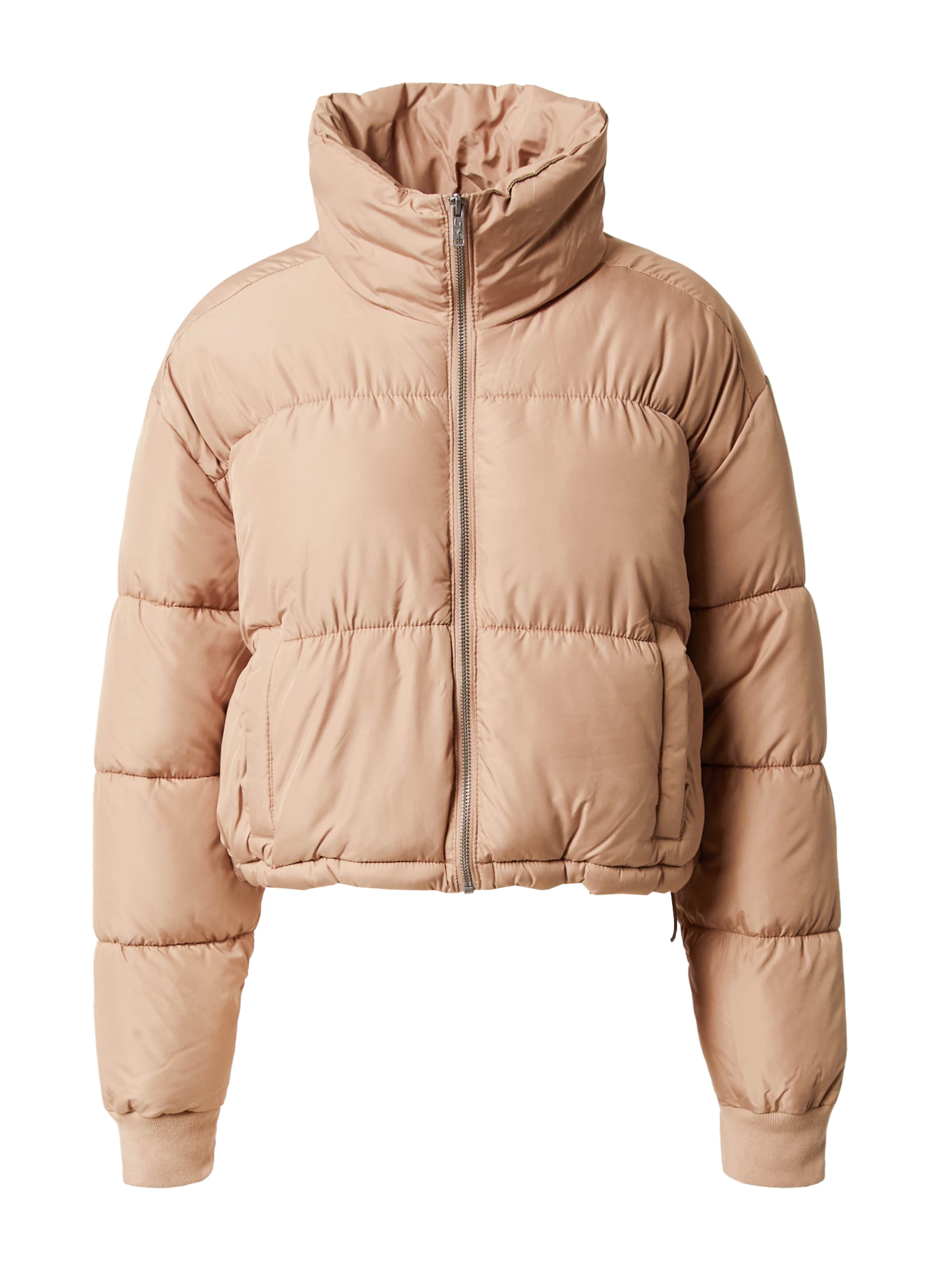 HOLLISTER - Casaco meia-estação em castanho: frente