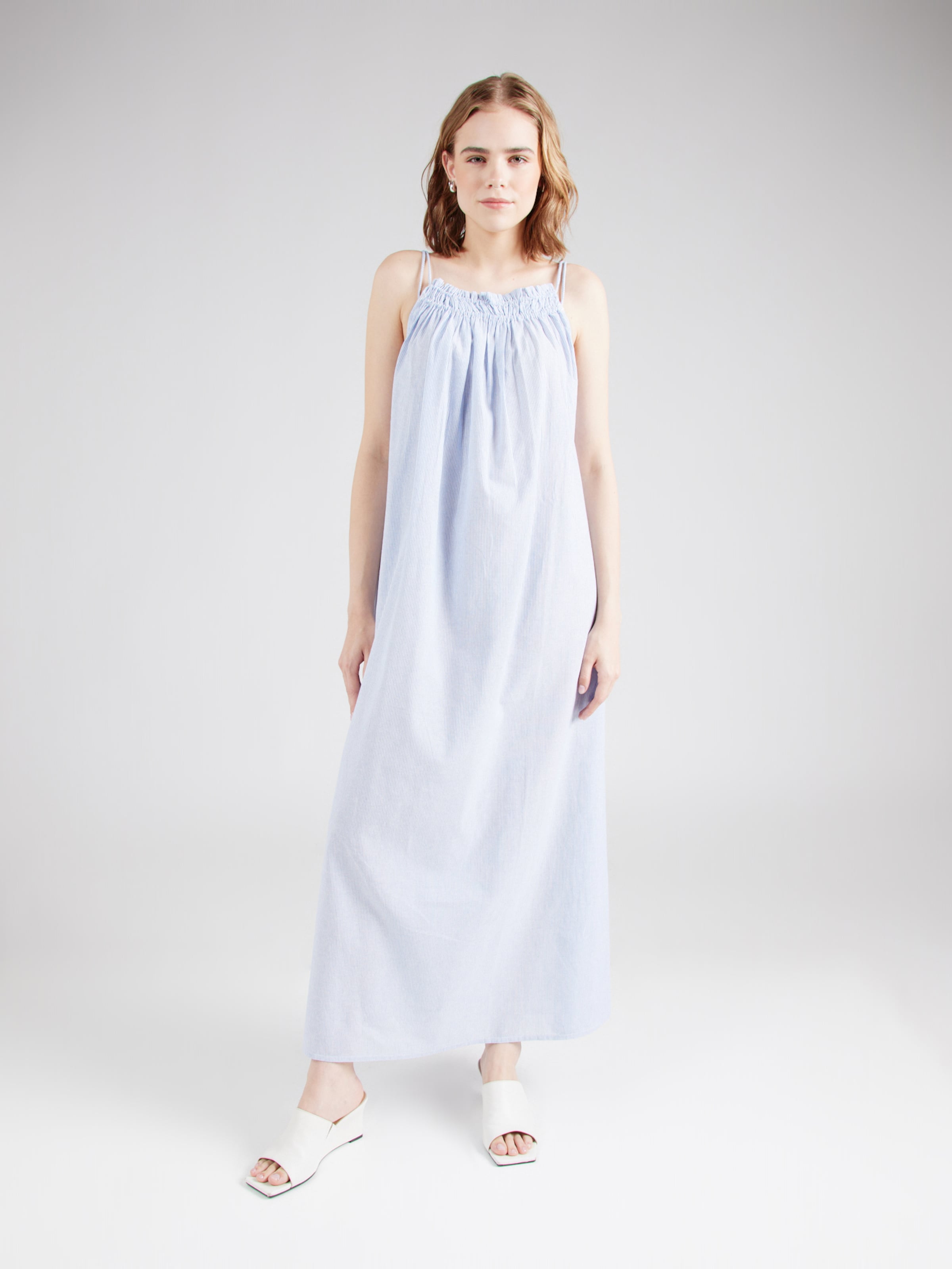 Lollys Laundry Jurk Emmeline in Blauw ABOUT YOU