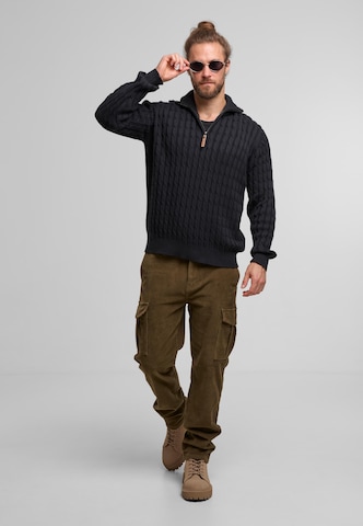 Pull-over 'Rufus' INDICODE JEANS en noir