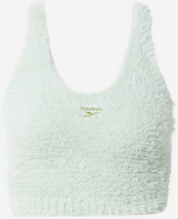 Reebok Classics Knitted Top in Green: front