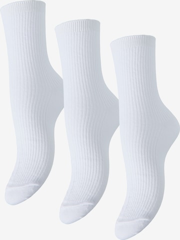PIECES Κάλτσες 'PCMarta' σε λευκό: μπροστά