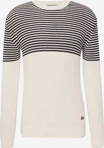 JOOP! Jeans Sweater 'Alino' in White: front