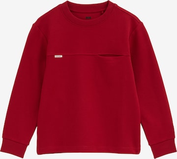 WE Fashion Collegepaita värissä punainen: etupuoli