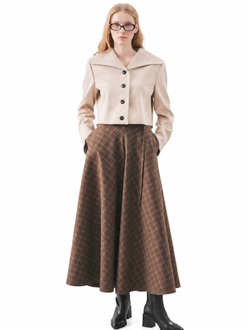 MANUKA Between-Season Jacket in Beige: front