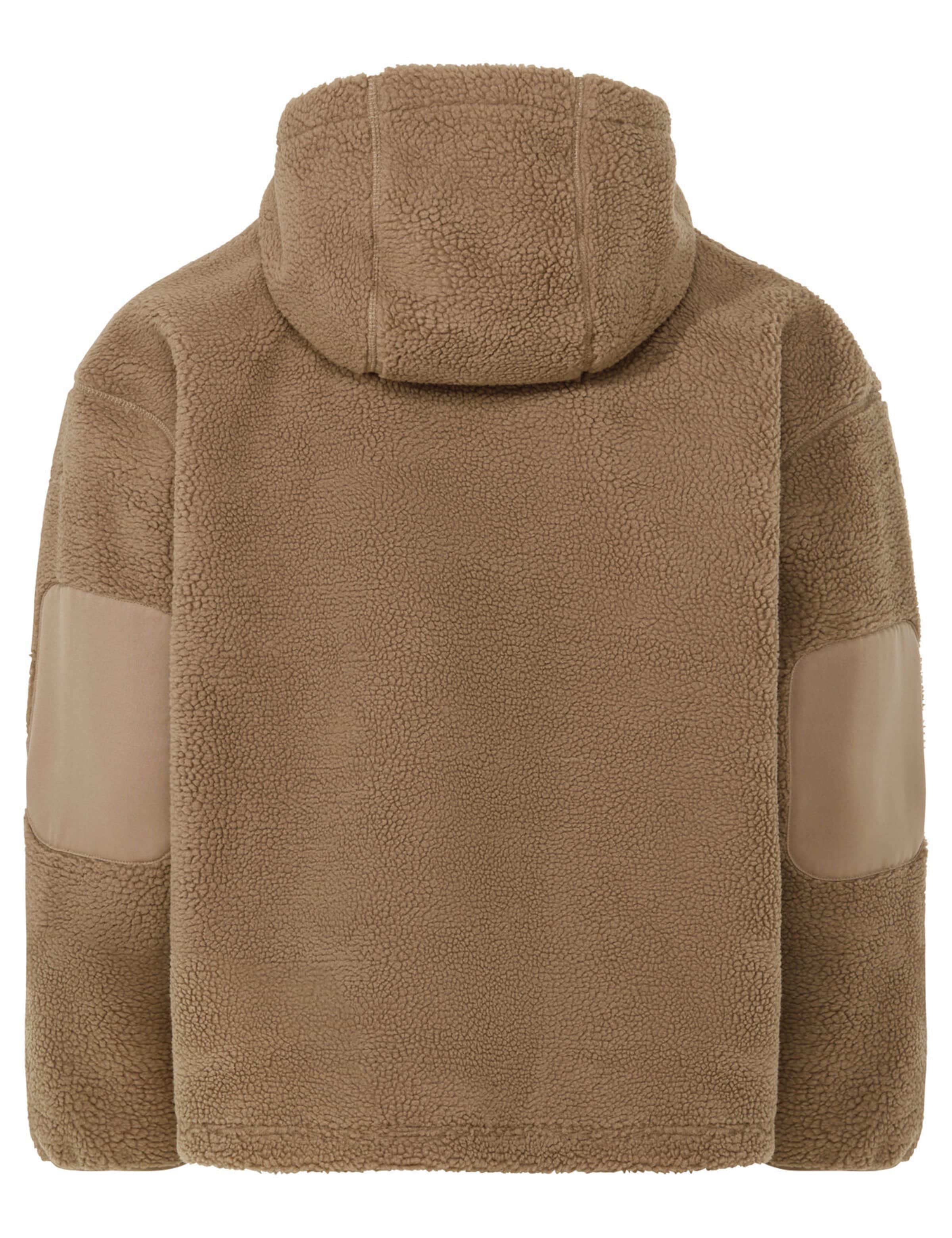 VAUDE Athletic fleece jacket 'Manukau IV' in Beige