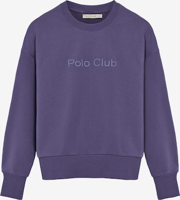 Polo Club Sweatshirt in Purple: front
