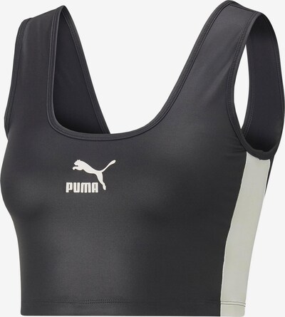 PUMA Sporttop 'T7' in schwarz / weiß, Produktansicht
