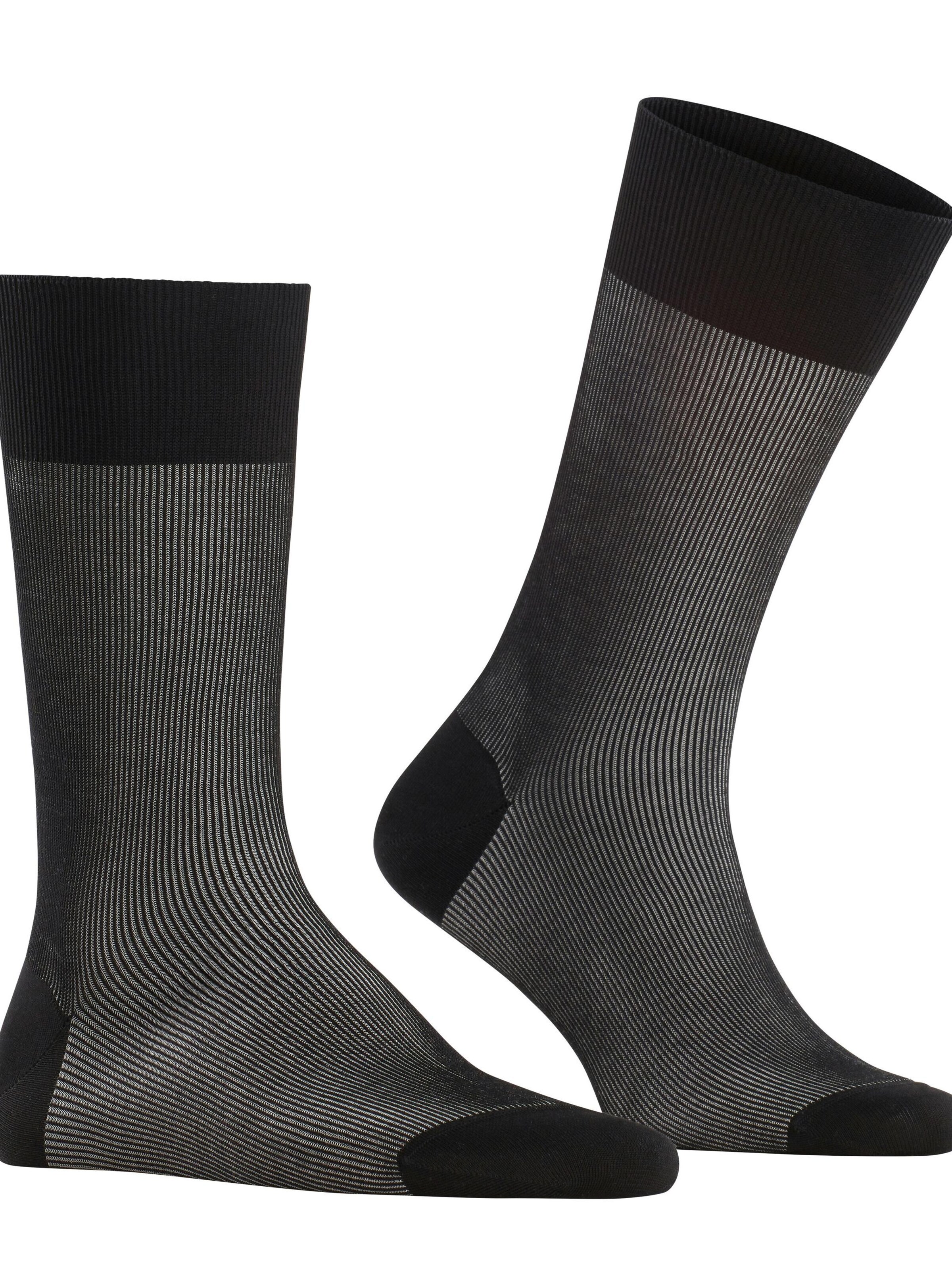 FALKE Socks 'Fine Shadow' in Black